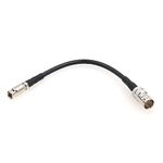 Eonvic Video Cable High-Density HD Micro BNC Male to Standard BNC Female for Blackmagic Design 5 Video Assist Monitors 15CM