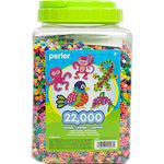 Perler Beads Jar Multi-Mix Colors (22000 Count Bead)