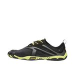 Vibram V-Run Running Shoe, 10 UK (Black/Yellow)