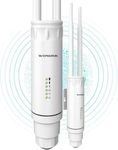 WONLINK Outdoor WiFi Extender 1200Mbps High Power Wireless Access Point with PoE WiFi Range Extender Dual Band Long Range Weatherproof WiFi Repeater Wireless Signal Booster with Ethernet Port