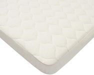 American Baby Company Waterproof Quilted Bassinet Mattress Pad Cover made with Organic Cotton, Natural Color