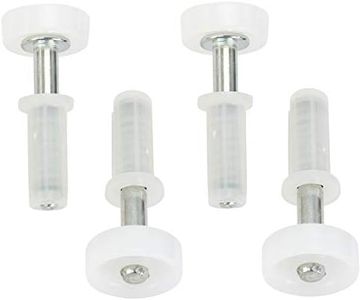 Harrier Spring-Loaded Bi-Fold Door Top Roller Guide Wheel, 4-Pack