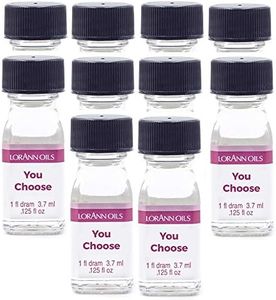 LorAnn SS flavors 10 pack of 1 dram bottles (.125 fl oz - 3.7ml) YOU CHOOSE THE FLAVORS Plus a 1 dram dropper