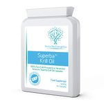 Superba Krill Oil Extract 500mg 60 Capsules - 100% Pure Cold Pressed Antarctic Eco Harvested