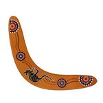 Sewacc Wooden Boomerang V-Shaped Returning Flying Saucer Maneuver Dart Fast Catch For Boys Girls Outdoor 12 Months And Up Baby