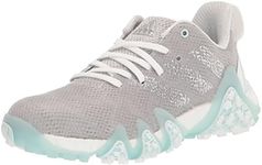 adidas Women's CodeChaos 22 Spikeless Golf Shoes, Grey One/Silver Metallic/Almost Blue, 5