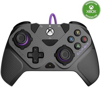 Turtle Beach Victrix Gambit Prime Wired Tournament Controller Licensed for Xbox Series X|S, Xbox One & PC - Swappable Thumbsticks, Rapid Fire Triggers, Remappable Buttons, Customizable Functions