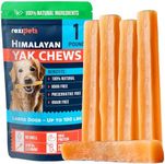 100% Natural Yak Cheese Himalayan Made Dog Chews All Breeds - Lactose Free Yak Chews for Small Medium & Large Dogs - Dental Cleaning Dog Chews for Aggressive Chewers - Long Lasting Odor & Gluten Free