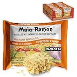 Mala Ramen Instant Noodle - Chicken Noodles 85G (Case Of 24) 2.04 Kg - Cooks In 3 Minutes