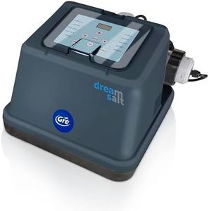 Gre - GSS50 Salino Dream Salt Chlorinator für Aufstellpools bis 50 m³, LED-Display, 10 g/h Chlorgenerator, Selbstreinigende Elektroden, IPX4, Timer & Durchfluss-Schalter