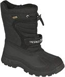 Trespass Kids Unisex Dodo Water Resistant Snow Boots (13 Child UK) (Black)