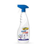 Cleno Glass Cleaner Spray Cleans Tabletops/Mirrors/Glass-Windows/Fridge/Oven/Kitchen Cabinets/Furniture/Car Windows- 450ml (Ready to Use)