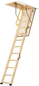 TB Davies 1530-005 EnviroFold 3-Section Wooden Loft Ladder with Hatch, 33mm Insulation, 1.11 W/m2oC, Max. Floor2Ceiling 2.8m (9.18ft), EN14975