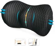 AgoKud Lumbar Pillow, Lumbar Support Pillow for Car and Office Chair, Memory Foam Back Support Pillow for Lower Back Pain Relief, Lumbar Support for Car, Sleeping, Rest, Travel