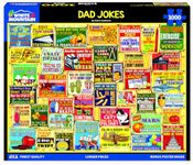 White Mountain Puzzles - Dad Jokes - 1000 Piece Jigsaw Puzzle for Adults & Kids - Fun Family Activity - 24"x30"