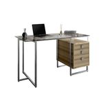 Techni Mobili Computer Storage Writing Desk, ONE Size, Oak