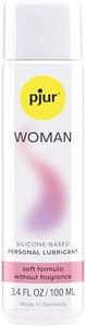 pjur Woman Silicone-Based Personal Lubricant – Long-Lasting, Silky, Soft on Skin, Non-Irritating, Condom Compatible, 3.4 oz / 100 ml