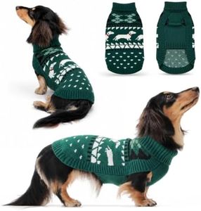 Cozy & Soft Dachshund Clothes for Dog, Mini Weiner Sweater for Fall, Winter