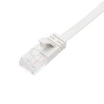 Enterest White Ultra Slim Flat Profile RJ45 Cat 6 Flat Ethernet Cables with High-Speed for Computers/Modem/Smart Televisions/Router/LAN/Printer/MAC/Laptop/Playstation 3/4/Xbox (32.8 Feet)