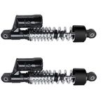 AllExtreme EXRSAS1 Rear Shocker Suspension Spring Adjustable Bike Shock Absorber for Royal Enfield Bullet Motorcycle (Black, 2 Pcs)