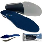 Slimflex Carbon Supination Orthotic Insoles - Premium Inserts for Supinators with Full Lateral Control - Prevents Foot Rolling Outwards and Supports Arch