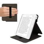 kwmobile Cover Compatible with Kobo Libra Colour Case - Stand + Strap - Travel Black/Multicolor