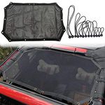 Bestaoo Full Mesh Sunshade Top Cover, Provides UV Sun Protection for Jeep Wrangler JK & JK Unlimited 2007-2017 2 Door