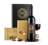 Thornton & France Red Wine & Chocolates Hamper Gift | Malbec Red Wine Plus Chocolate Praline Selection | Gift For All Occasions