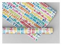 Accuprints Gift Wrapping Paper Pack Of 25|Design Birthday Print |Size 20 x 30 inch