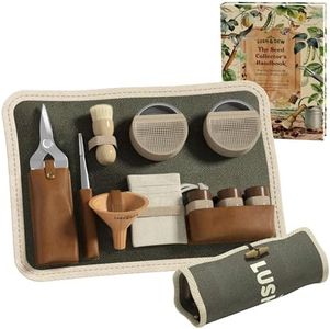 Lush&Dew Seed Saving & Collecting Kit, Garden Tools Set, Gardening Gifts