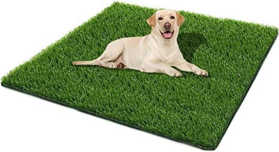 SSRIVER 80 x 130 cm - Litière pour Chien - pour la Maison et Le Balcon - pour l'entraînement des Chiots - avec Gazon Artificiel - Idéal pour l'appartement et Le Balcon