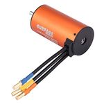 RC Car Sensorless Motor, 3670 1900KV 4 Poles 5mm Shaft Sensorless Motor for 1/8 Remote Control Car Accessory Parts