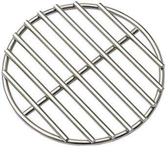KAMaster 6.5" BBQ High Heat Stainless Steel Charcoal Fire Grate Fits for Medium Big Green Egg Fire Grate and Kamado Grill Joe Parts Charcoal Grate Replacement Accessories (6 1/2”)
