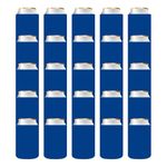 QualityPerfection Beer Bulk Can Cooler Sleeve (50 Pack) Wholesale Plain Blank Foam Coolie 12 oz Sublimation, HTV Vinyl Projects Insulated, Collapsible For Favors, Parties, Events (Royal Blue)