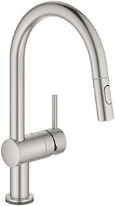 GROHE Minta Single-Lever Sink Mixer Tap Supersteel, 31358DC2