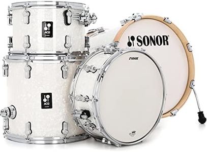 Sonor AQ2 Bop 4-Piece Shell Pack with Snare - White Marine Pearl
