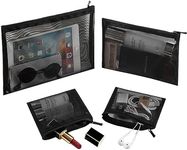 EASYFUN Mesh Pouch, Make up Bag wit