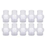 CPR Mask Replacement One-Way Valve, 10pcs Universal Plastic CPR Pocket Resuscitator Mask Replacement Valves