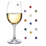 Crystal Magnetic Wine Glass Charms 