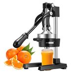 VIVOHOME Heavy Duty Commercial Manual Hand Press Citrus Orange Lemon Juicer Squeezer Machine Black