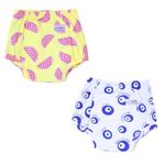 SNUGKINS Snug Potty Training Pull-up Pants | Washable & Reusable | Fits 9 Months to 6 Years | Pack of 2, 3 & 4. (in, Age, 4 Years, 5 Years, Pack of 2 - Evil Eye & Melon)