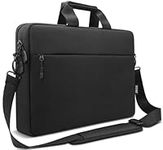 TECOOL 17.3 Inch Laptop Bag Case with Shoulder Strap, Waterproof Messenger Bag Computer Sleeve for 17-17.3 Inch Acer ASUS HP Lenovo Dell Laptop, Women Men Work Business Briefcase, Black