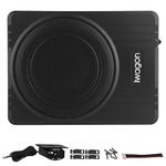 iWagon- Car Subwoofer IWAG-06, N Series (10 Inches) Active Underseat Subwoofer 1200, RMS Power 1200 Watts, Ultra Sleek, Shallow subwoofer, high Level Input/Audio - line Input