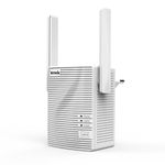 Tenda A18 AC1200 Dual Band Range Extender, Broadband/Wi-Fi Booster, Wi-Fi Repeater/Hotspot, with Ethernet Port, works with all broadband providers (867 MBit/s 5GHz, 300 MBit/s 2.4GHz, 1x LAN Port)