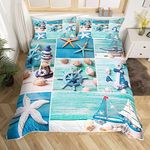Beach Duvet Cover Set King Size, Se