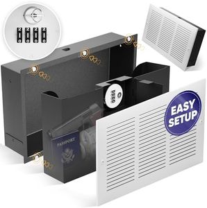 Elder Welder® Hidden Wall Safe with Air Vent Cover | Easy to Install | Combination Lock | Hidden Safe for Money | Diversion Safe | Secret Compartment | Elevated Choice Over Book Safe or Picture Safe