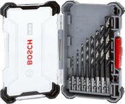 Bosch Accessories Professional 8-Piece Impact Control HSS Twist Drill Bit Set (Pick and Click, HEX-9, Ø 2.0–10.0 mm, Impact Driver Accessories)