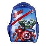 Disney Marvel School Bags for Boys|Avengers Bag|Water Resistant Bag for Kids|Marvel Bag|School Bag for Kids|16 inch Bag|30L Huge Bag|Tuition Bag|Travel Bag|Picnic Bag|Gift for Boy|Blue/White