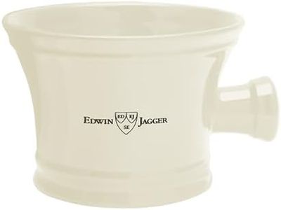 Edwin Jagger RN47 Porcelain Shaving Mug, Faux Ivory