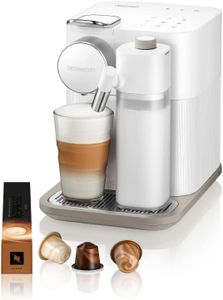 De'Longhi Nespresso Gran Lattissima EN640.W, Macchina per Caffè Automatica, Macchina per Caffè a Capsule, Schiumatura Automatica del Latte, Pressione 19 Bar, Cappuccino, 1400W, Bianco